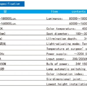 SDG-500 整體反射手術無影燈(多棱鏡)